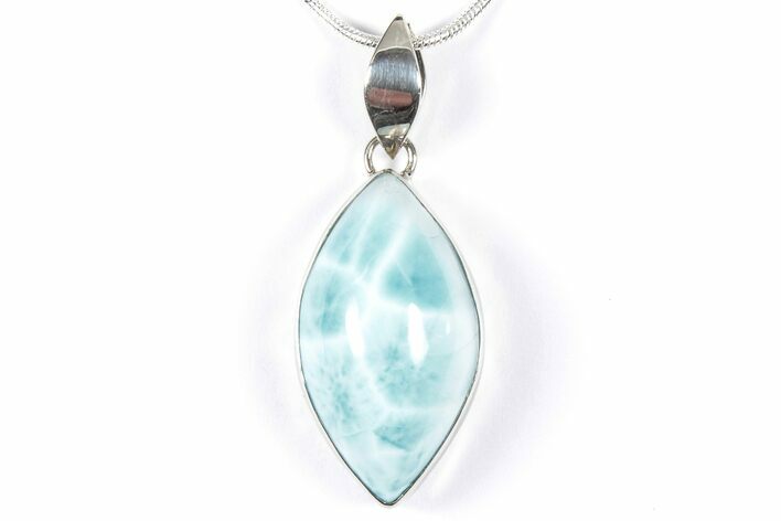 Stunning Larimar Pendant (Necklace) - Sterling Silver #352183